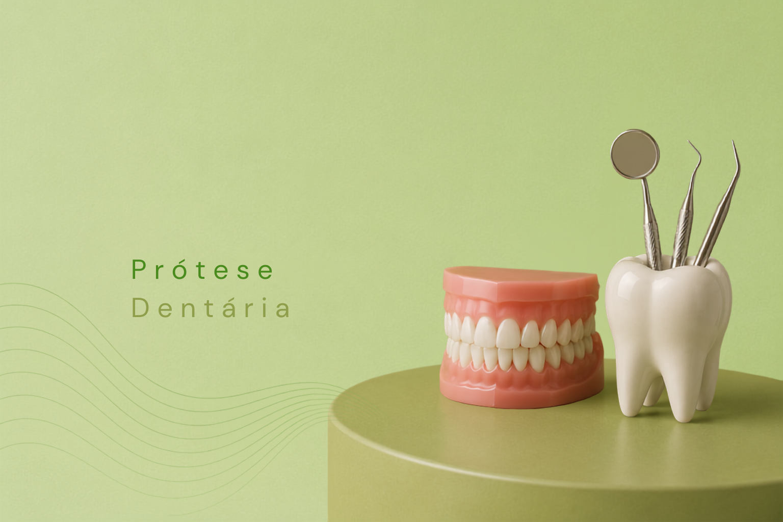 Prótese Dentária

A Prótese Dentária tem como objetivo devolver a estética e a função mastigatória por meio de próteses totais ou parciais, fixas ou removíveis, podendo ser utilizadas com ou sem implantes.

Seu principal objetivo é promover a reabilitação bucal, contribuindo para recuperar funções importantes como a mastigação, a fala e a estética do sorriso.

Para substituições estéticas de restaurações maiores ou para harmonizar a anatomia e o formato dos dentes, contamos com técnicas laboratoriais e materiais cerâmicos que proporcionam qualidade, resistência, durabilidade e naturalidade ao resultado.

Quais são os tipos de prótese dentária?

Prótese Flexível
É uma opção de prótese removível confeccionada com material flexível, proporcionando adaptação, conforto e discrição em determinados casos.

Prótese Removível
Pode ser retirada pelo próprio paciente para higienização e é utilizada para substituir um ou mais dentes ausentes.

Prótese Total
Indicada para pacientes que perderam todos os dentes de uma arcada, buscando recuperar a mastigação, a fala e a estética do sorriso.

Prótese Fixa
Permanece fixada na boca e pode ser utilizada para substituir dentes ausentes ou restaurar dentes comprometidos, conforme a necessidade de cada paciente.

Coroas Livres de Metal
Confeccionadas em materiais como porcelana pura ou zircônia, oferecem resistência e um resultado estético mais natural, especialmente em regiões visíveis do sorriso.

A escolha do tipo de prótese mais adequado depende das condições bucais e das necessidades individuais de cada paciente, sendo fundamental uma avaliação odontológica.